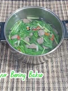 Foto resep Sayur Bening Bakso