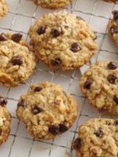 A picture of Oatmeal & Nut Chocolate Chip Cookies.