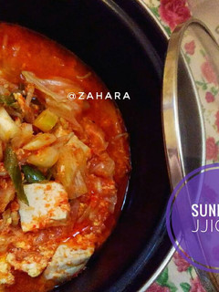 Foto resep Sundubu Jjigae (Sup Tahu Pedas)