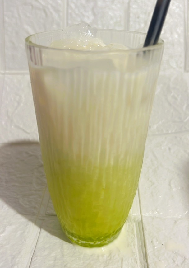 Foto resep Es susu melon yakult