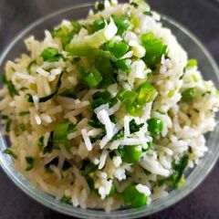 Methi Mutter Pulao A picture of Methi Mutter Pulao.