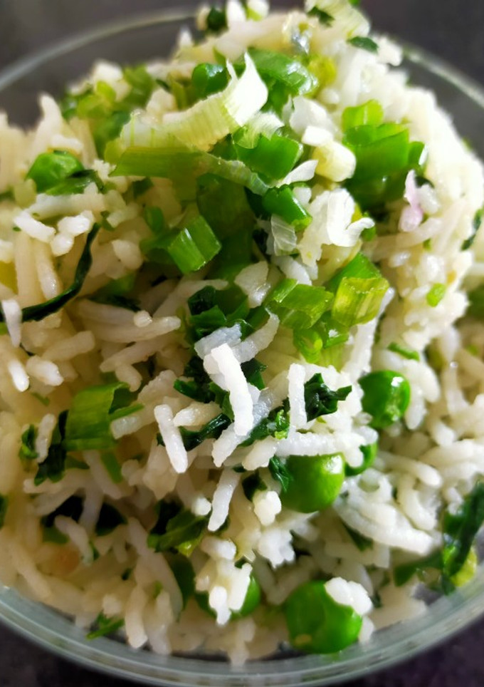 A picture of Methi Mutter Pulao.