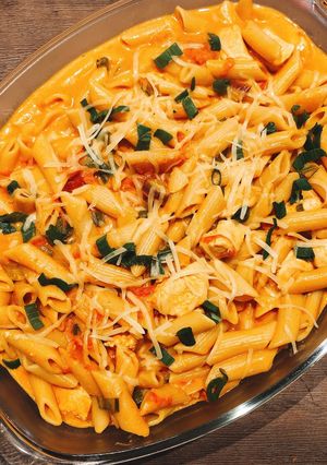 Una foto de One pot pasta mostachol