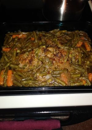 A picture of Pork Roast Dinner Bake.