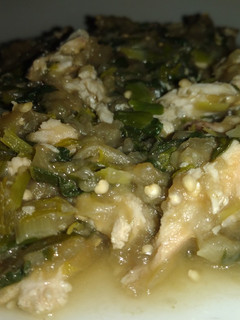 Una foto de Majadito de verduras con pollo