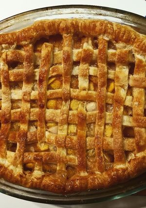 O poză a rețetei Peach Pie.