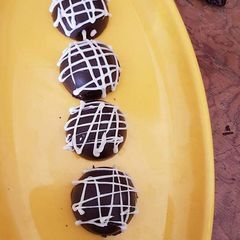 A picture of Leftover Christmas Cake Rum Balls.