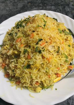 A picture of Vegetables rice.