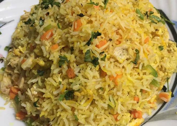 Steps to Prepare Speedy Vegetables rice