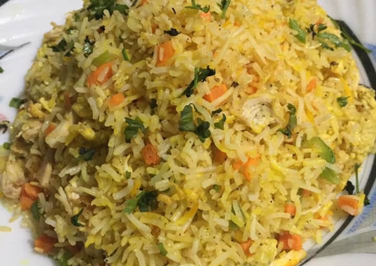 Simple Way to Make Quick Vegetables rice