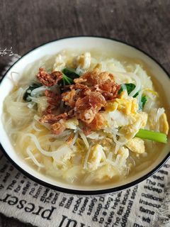 Foto resep Bihun Kuah Telur