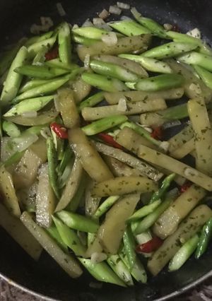 Foto resep Tumis Asparagus Kentang