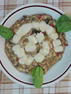 Foto di Risotto alla Mediterranea con Scamorza