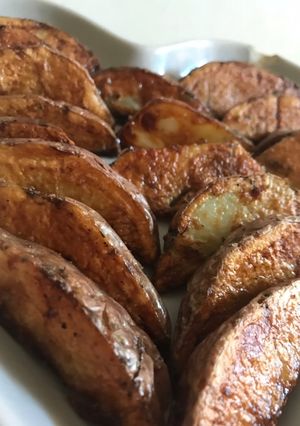 Una foto de Papas rústicas al horno