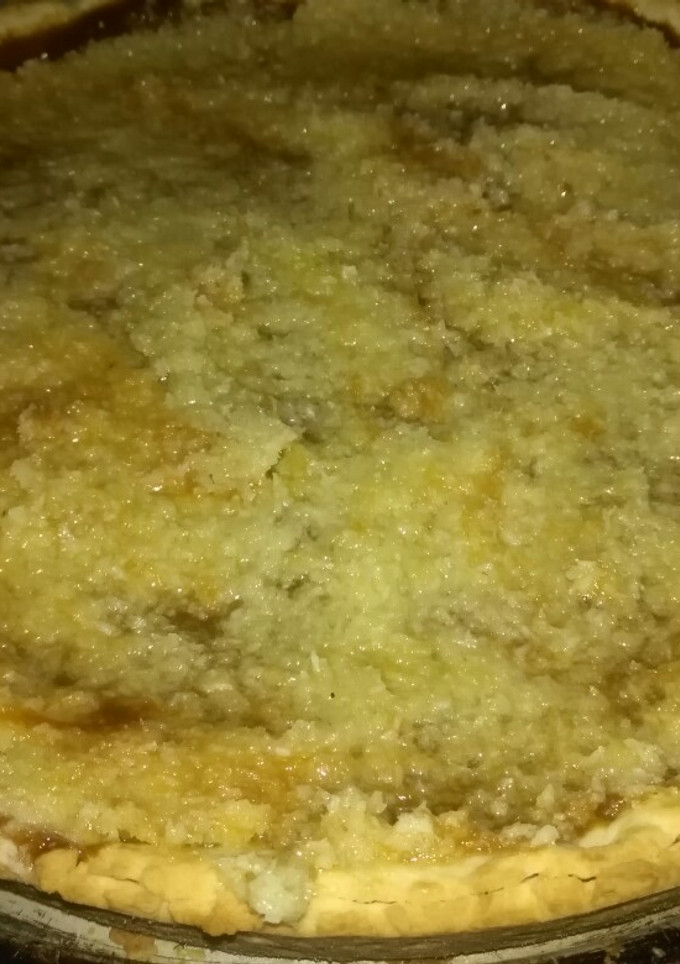 Una foto de Tarta de coco y dulce de leche ❤