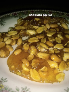 A picture of Peanut chikki.