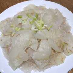A picture of Sauteed Glass Noodle with Hairy Gourd.