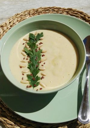 Foto principal de Crema de puerros con queso