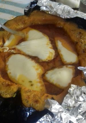 Una foto de Calabaza rellena 1234 ¡GO!
