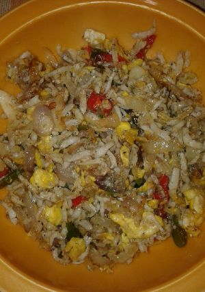 Foto resep Tumis pindang teri telor pedas