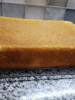 Una foto de Bizcochuelo rectangular