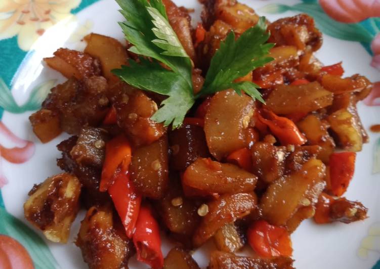 How to Cook Yummy Tumis Kikil Pedas