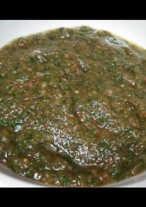 A picture of Pudina Chutney.