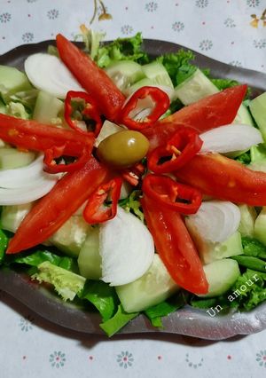 Une photo de Salade pimentée 🌶