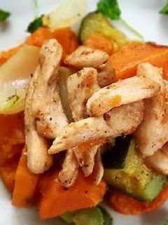 Fűszeres édesburgonya recept fotója