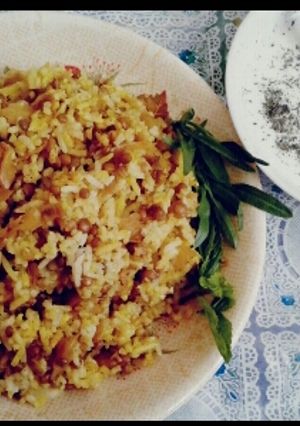 عکسی از دستور کلم پلو😋😋😚