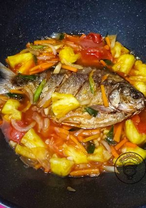 Foto resep Bawal Asam Manis
