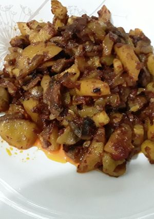 عکسی از دستور خوراک کدو بسیارخوشمزه☺