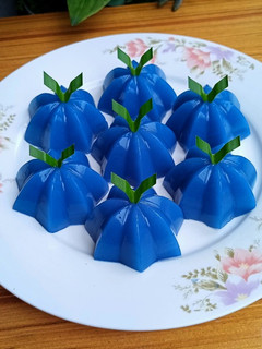 Foto resep Puding Hunkwe Bunga Telang