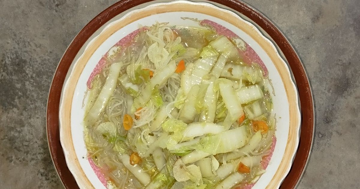 Bihun Kuah Sawi Putih