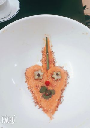 Hình của món Bí đỏ hầm đường (tráng miệng).