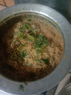 A picture of Mutton pulao.