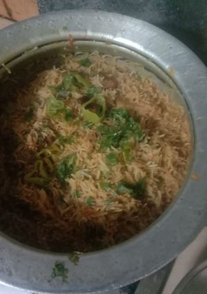 A picture of Mutton pulao.