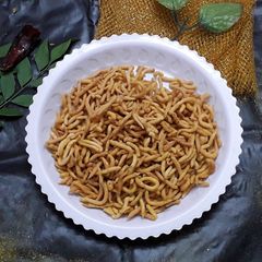 A picture of Besan ke hing wale sev.