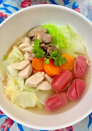 รูปของ สุกี้ไหมจ้ะ 🍅🥕🥦 #กินผักรักสุขภาพ3