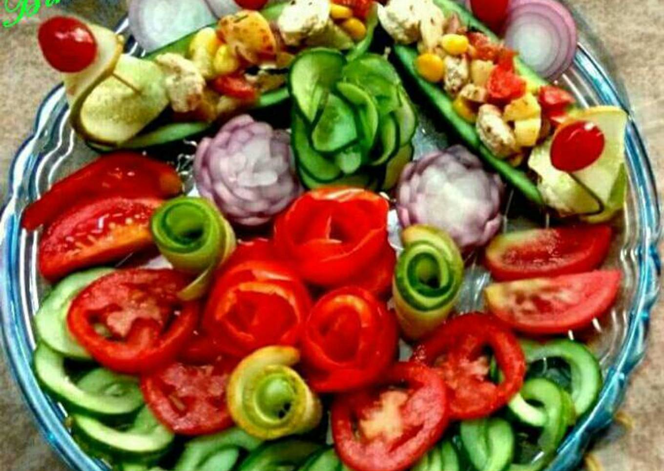 Healthy Colourful salad