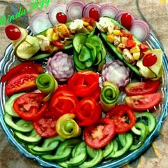 A picture of Healthy Colourful salad.
