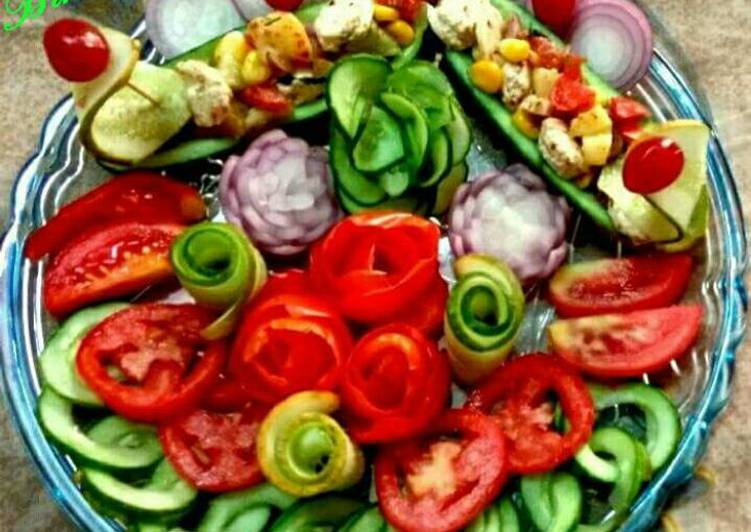 Step-by-Step Guide to Prepare Perfect Healthy Colourful salad