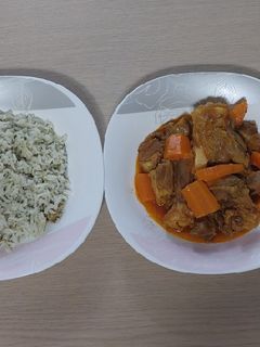 عکسی از دستور سبزی پلو با گوشت