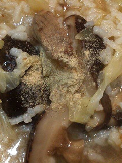 高麗菜香菇肉粥 的食譜成品照片