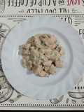 Pollo en cubos con salsa de verdeo light