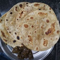 A picture of Ajwain ka paratha.