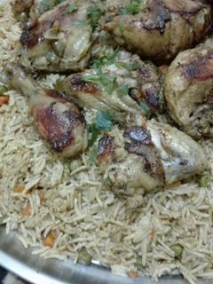 صورة لوصفة كبسة الدجاج