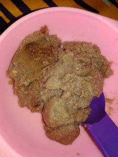 Foto resep Mpasi bubur beras merah +telwote(telor,wortel,tempe)