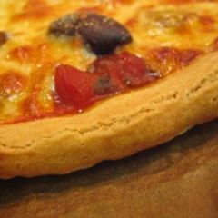 Gluten-Free Thin Crust Pizza A picture of Gluten-Free Thin Crust Pizza.