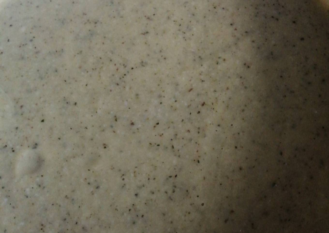 Crema de calabacín con setas shiitake